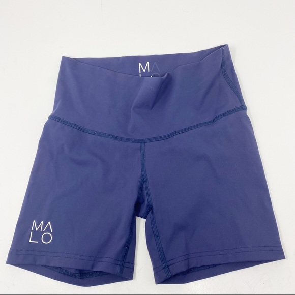 Malo Republic Blue Biker Shorts Small - Picture 1 of 9